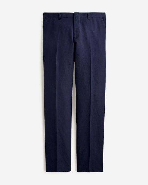 J.Crew Blue Ludlow Slim-Fit Unstructured Suit Pant for men
