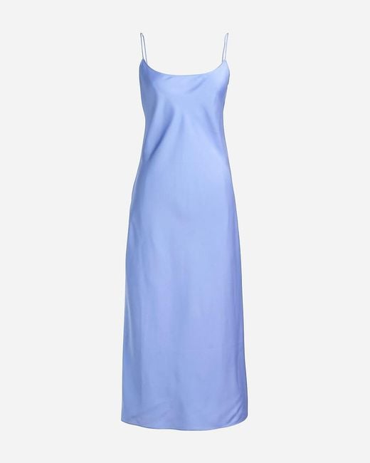 J.Crew Blue Gwyneth Slip Dress