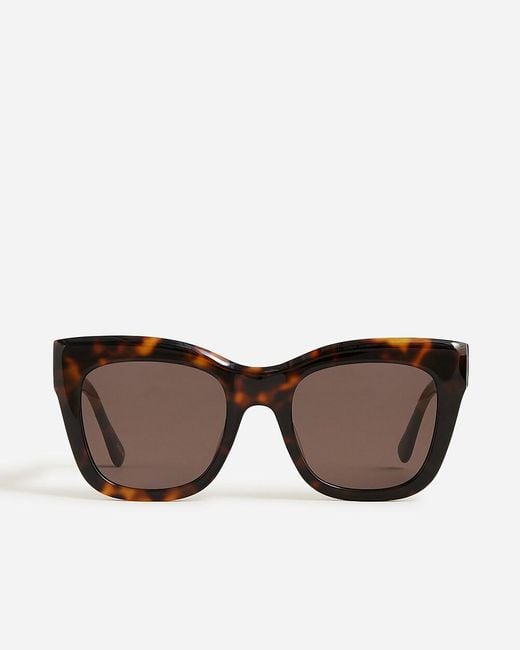 J.Crew Brown Mallorca Cat-Eye Sunglasses