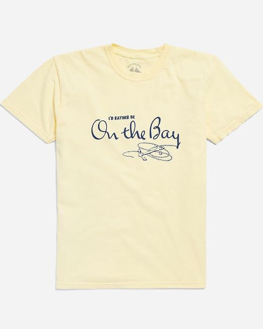 J.Crew Natural Old Soldier "On The Bay" T-Shirt for men
