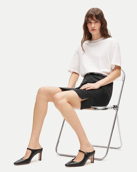 J.Crew White Mule Pumps