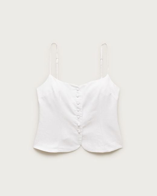 J.Crew White Cami Vest Top