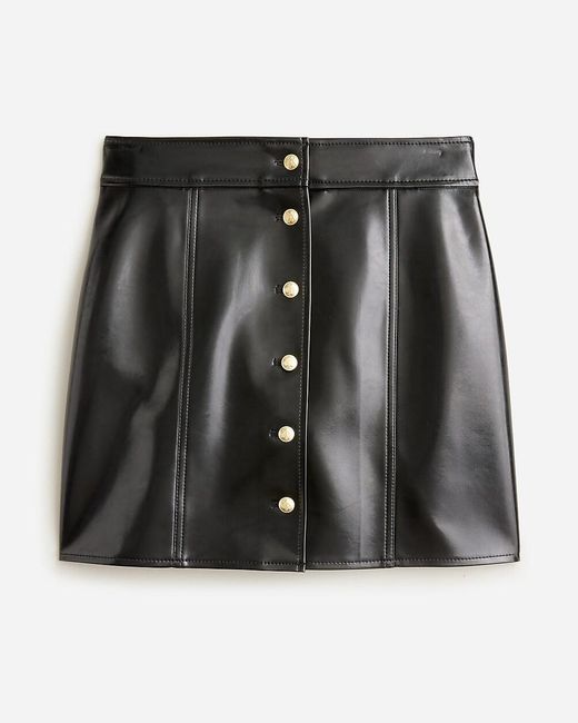 J.Crew Brown Collection Button-Front Skirt