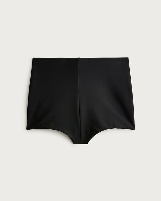 J.Crew Black Boy Short Bikini Bottom