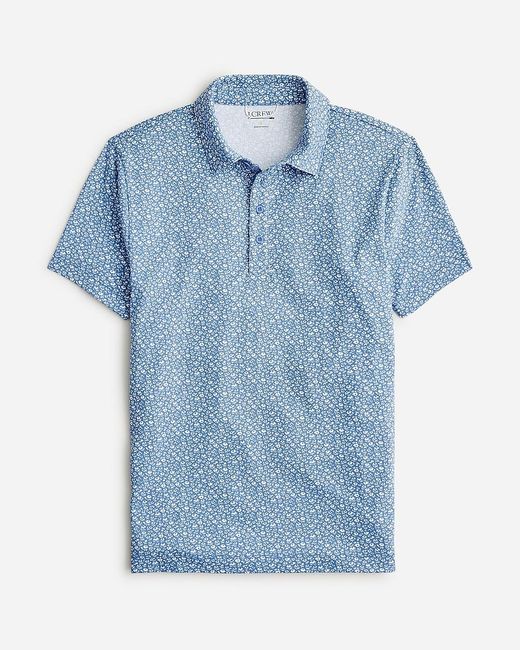 J.Crew Blue Performance Polo Shirt With Coolmax for men