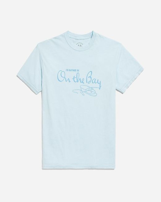 J.Crew Blue Old Soldier "On The Bay" T-Shirt for men