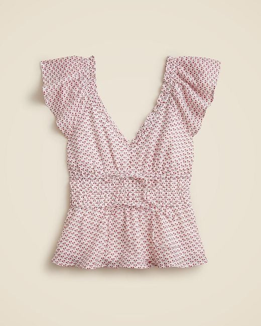 J.Crew White Palermo Top