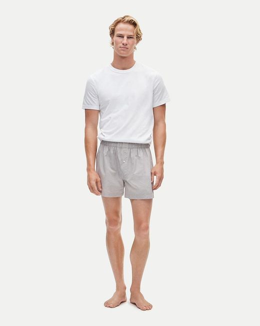 J.Crew White Woven Boxers Multipack for men