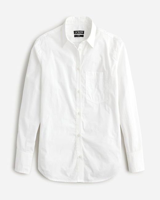 J.Crew White Tall Garçon Classic Shirt