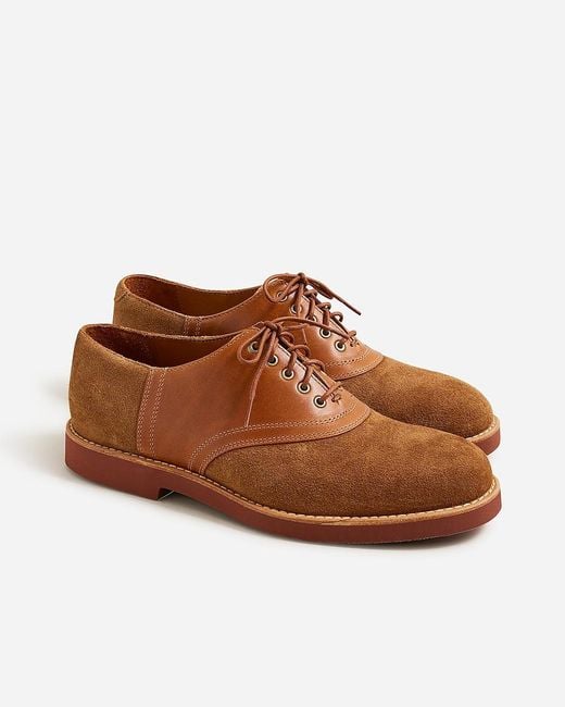 J.Crew Brown Saddle Shoes for men