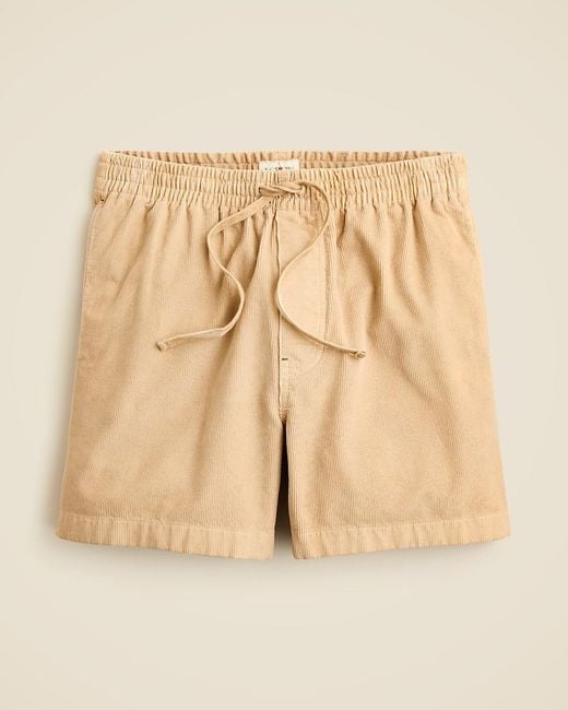 J.Crew Natural "5" Everyday Drawstring Short for men