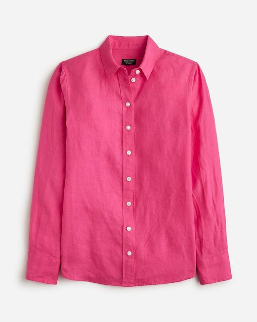 J.Crew Pink Petite Wren Slim Shirt