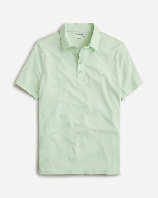 J.Crew Green Slim Performance Polo Shirt With Coolmax for men