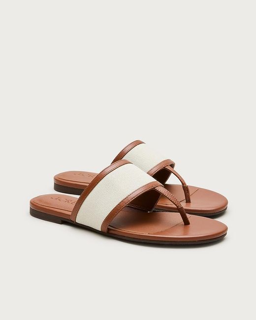 J.Crew Blue Audrey Thong Sandals