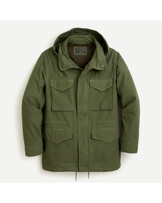 J.Crew Green Garment-dyed M65 Jacket for men