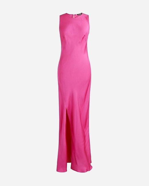 J.Crew Pink High-Neck Slip Dress