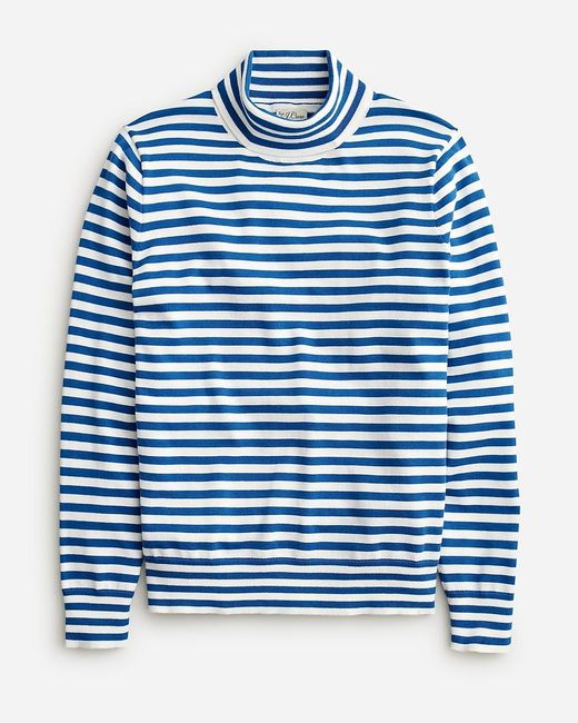 J.Crew Blue Cotton Turtleneck Sweater for men
