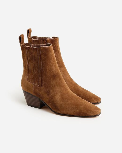 J.Crew Brown Piper Ankle Boots