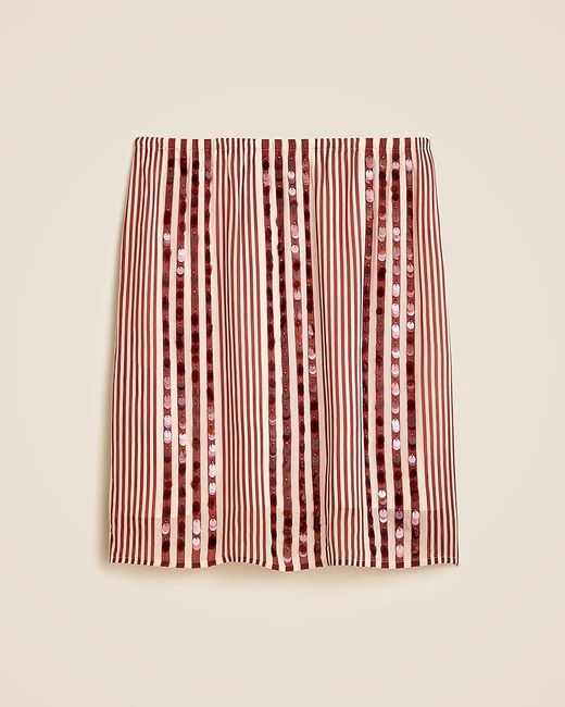 J.Crew Natural Collection Gwen Knee-Length Layered Slip Skirt