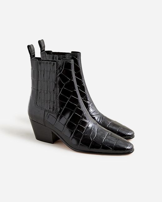 J.Crew Black Piper Ankle Boots