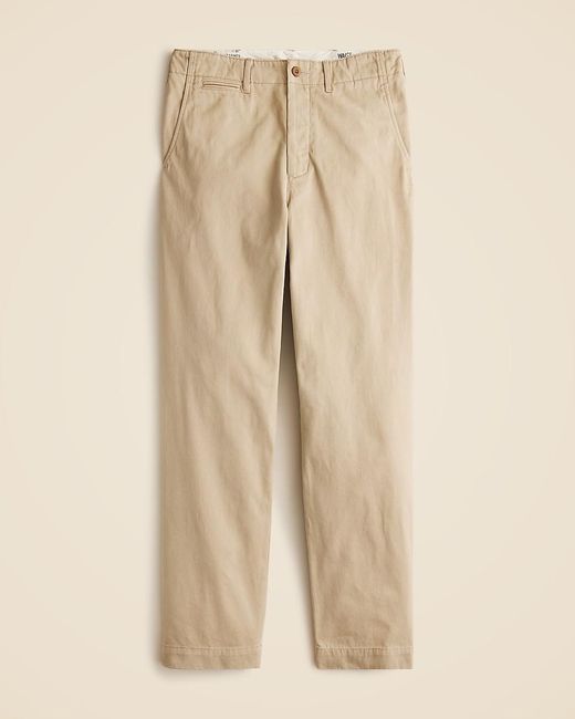 J.Crew Natural Wallace & Barnes Selvedge Officer Chino Pant for men
