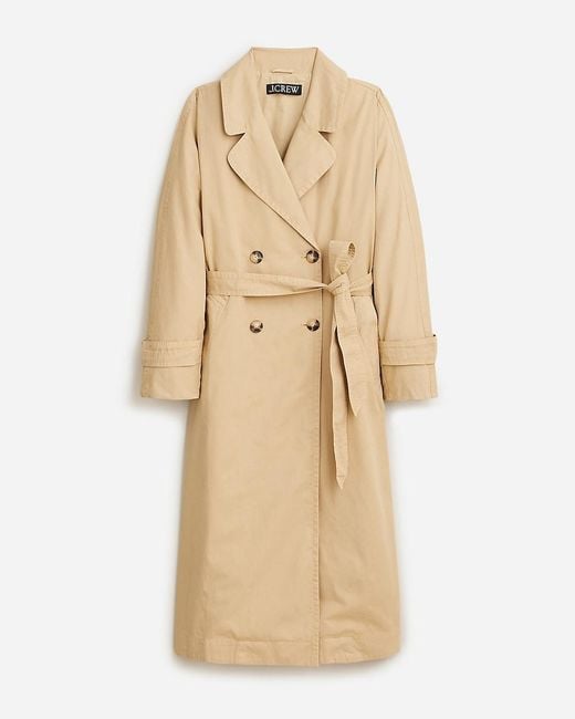 J.Crew Natural Relaxed Heritage Trench Coat