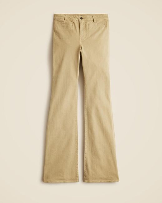 J.Crew Natural Petite Vintage Flare Pant