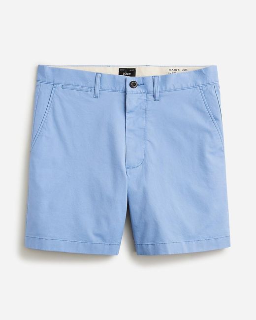 J.Crew Blue 7" Stretch Chino Short for men