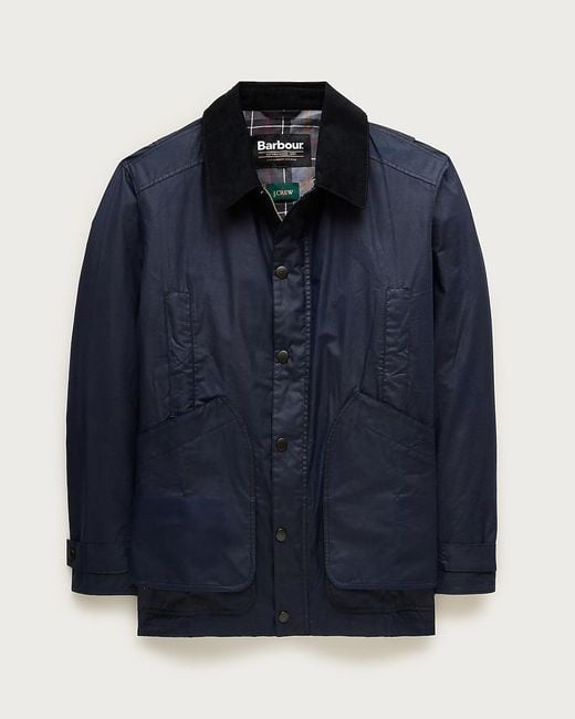 J.Crew Blue Barbour X Barn Jacket for men