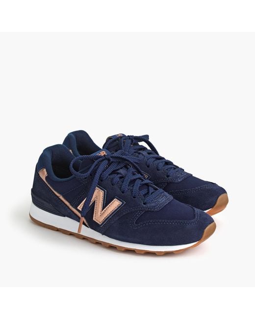 New Balance Suede ® 996 Sneakers in Navy/Copper (Blue) - Lyst