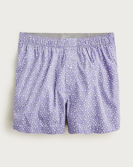 J.Crew Purple Printed Boxers for men