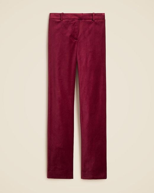 J.Crew Red Petite Stella Pant