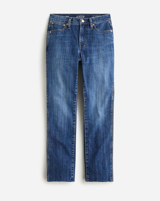 J.Crew Blue Petite 9" Vintage Slim-Straight Jean