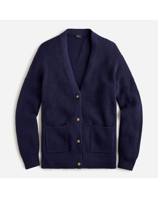 V-neck Cotton-cashmere Cardigan Sweater 