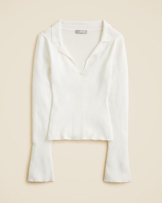 J.Crew Natural Fitted Pullover Sweater