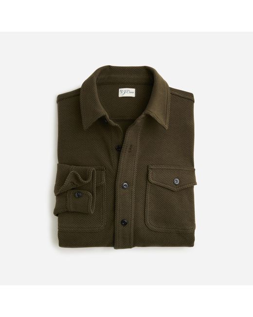 J.Crew Seaboard Softknit Shirt In Plaid in Green for Men Lyst