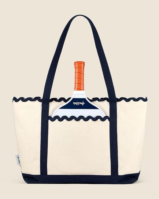 J.Crew Natural Ame & Lulu Court-To-Coast Pickleball Tote