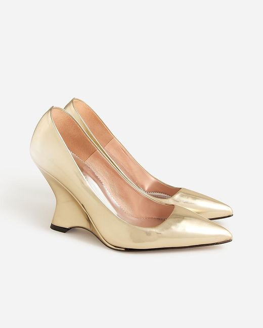 J.Crew Natural Collection Wedge Pumps