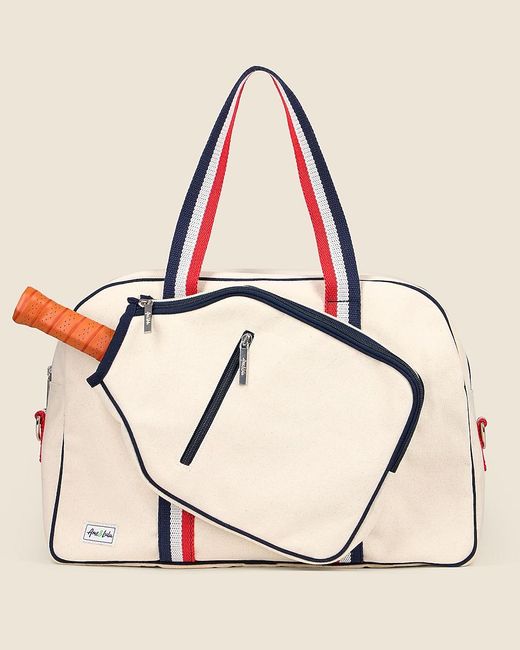 J.Crew Natural Ame & Lulu Hamptons Pickleball Bag