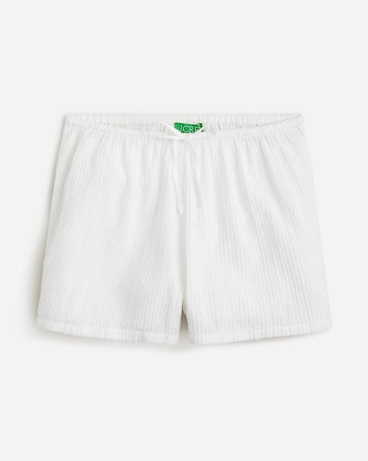 J.Crew White Airy Gauze Beach Short