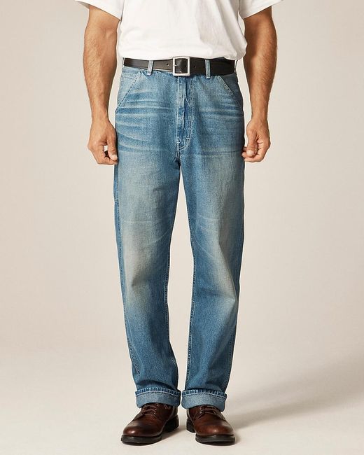 J.Crew Blue Wallace & Barnes Carpenter Jean for men