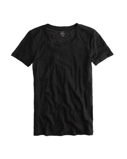 J.Crew Black Linen T-shirt for men