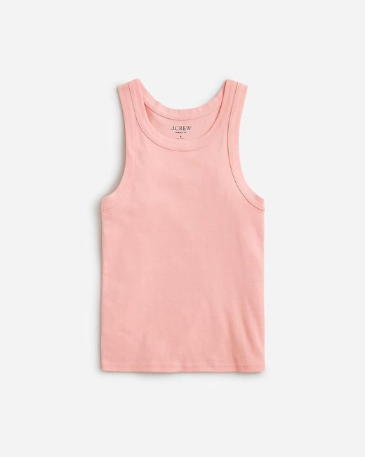 J.Crew Pink Perfect-Fit High-Neck Tank
