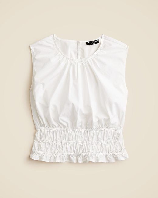 J.Crew White Hyacinth Top
