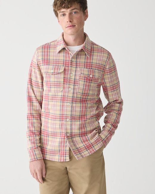 J.Crew Pink Seaboard Soft-Knit Shirt for men