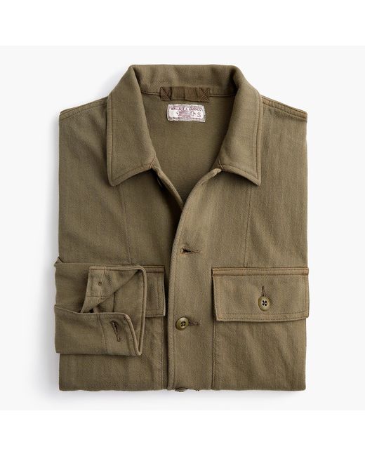 Wallace & barnes herringbone shirt jacket clearance