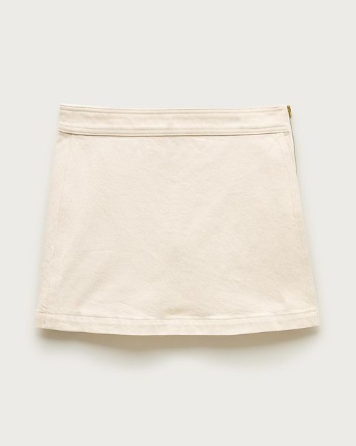 J.Crew White Denim Skort
