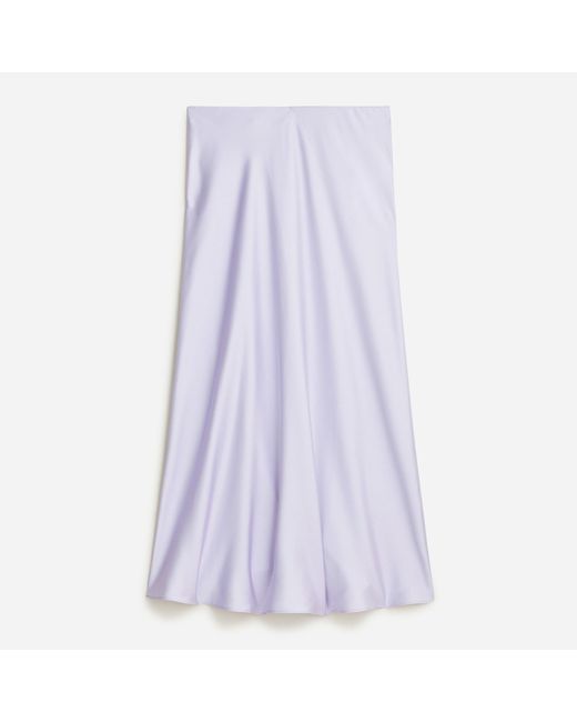 J.Crew Synthetic Slip Skirt In Dot in Purple Lyst