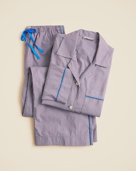 J.Crew Natural Long-Sleeve Pajama Pant Set