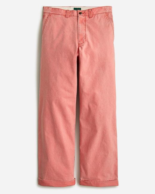 J.Crew Pink Giant-Fit Chino Pant for men